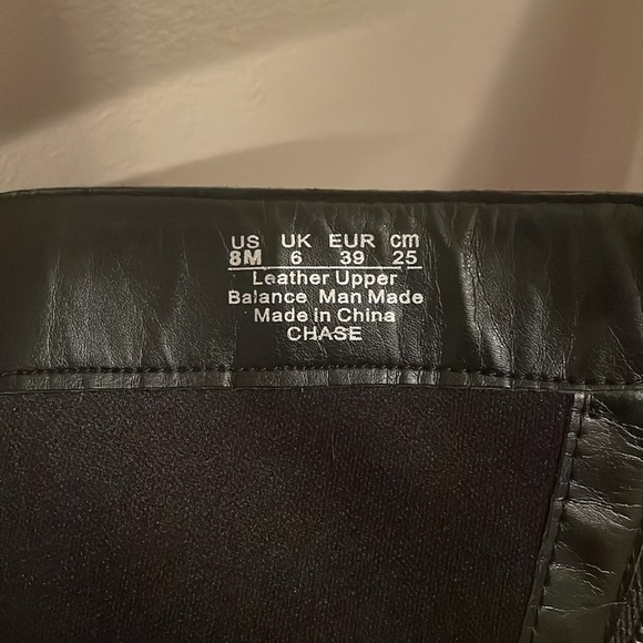 Franco Sarto Tall Black Leather Boot W Sz 8 - Picture 5 of 11